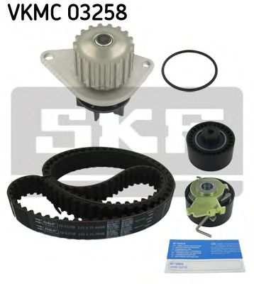 VKMC 03258 SKF Комплект ГРМ (ремінь + ролик + водяний насос)1